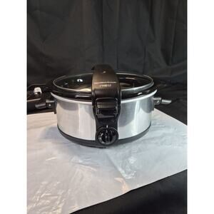 Hamilton Beach Slow Cooker, 33461-6Quart, Crock Pot Go Portable Locking Lid